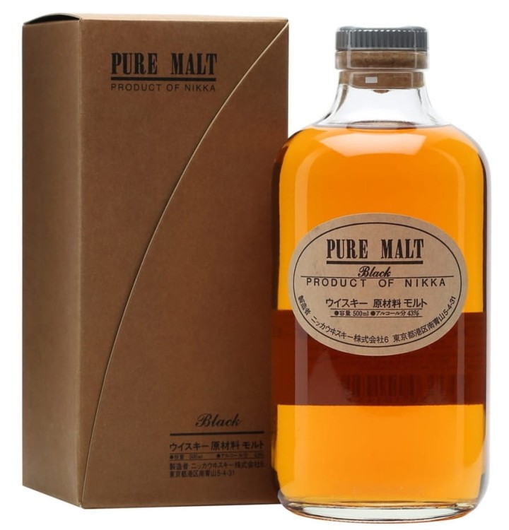 Whisky Nikka Pure Malt Black o pojemności 0,5 litra