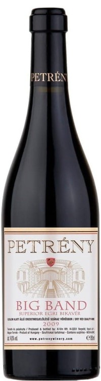 Wino czerwone wytrawne Petreny Big Band Egri Bikaver Superior o pojemności 0,75 litra