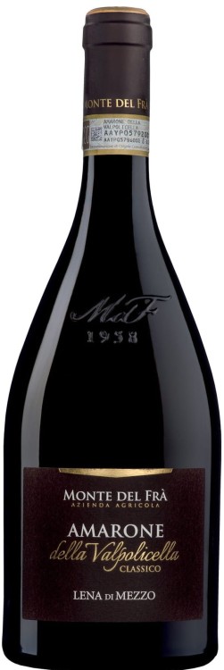 Wino czerwone wytrawne Monte del Fra Amarone Classico o pojemności 0,75 litra