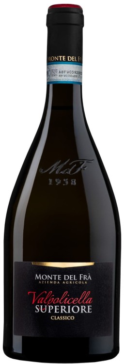 Wino czerwone wytrawne Monte del Fra Valpolicella Classico Superiore o pojemności 0,75 litra