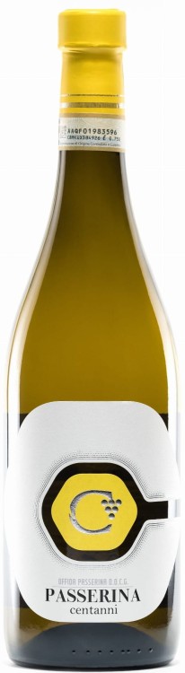 Wino białe wytrawne Centanni Passerina Offida o pojemności 0,75 litra