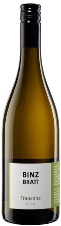 Wino białe półwytrawne Binz+Bratt Francona o pojemności 0,75 litra