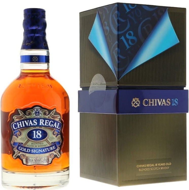 Whisky Chivas Regal 18 letnia o pojemności 0,7 litra