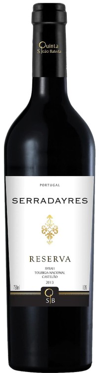 Wino czerwone wytrawne Serradayres Reserva Tinto o pojemności 375ml