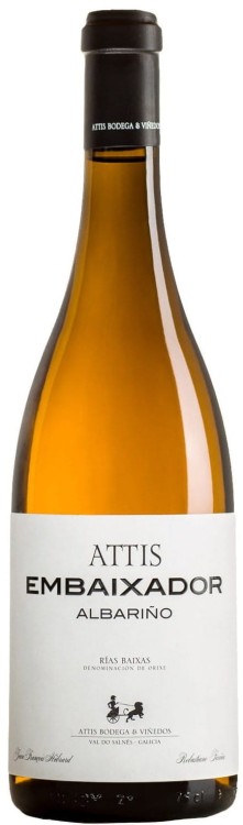 Wino biale wytrawne Attis Embaixador Albarino o pojemności 0,75 litra