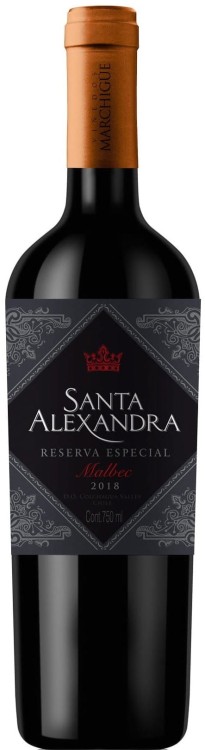 Wino czerwone wytrawne Santa Alexandra  Reserva Especial Malbec o pojemności 0,75 litra