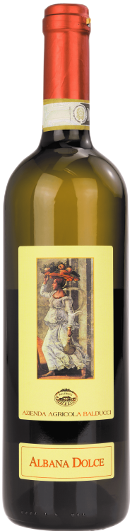 Wino białe półsłodkie Balducci Albana di Romagna o pojemności 0,75 litra