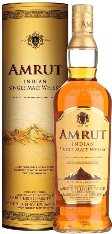 Whisky Amrut Indian Single Malt o pojemności 0,7 litra.jpg