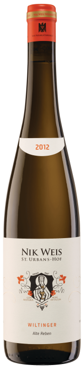 Wino białe półwytrawne Nik Weis St. Urbans - hof Wiltinger Rieslingg o pojemności 0,75 litra