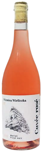 Wino różowe wytrawne Winnica Wieliczka Rose Eko o pojemności 0,75 litra