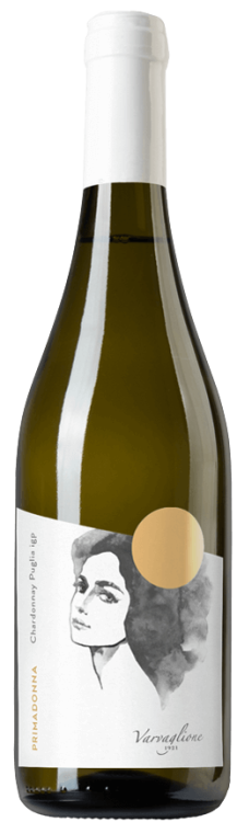 Wino białe wytrawne Varvaglione Primadonna Chardonnay di Puglia o pojemności 0,75 litra