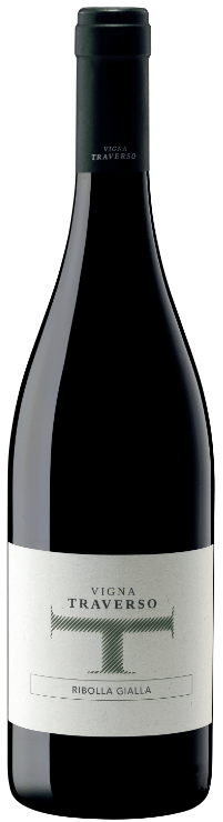 Wino białe wytrawne Traverso Ribolla Gialla o pojemności 0,75 litra