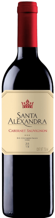 Wino czerwone wytrawne Santa Alexandra - Varietal Cabernet Sauvignon o pojemności 0,75 litra