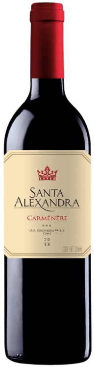 Wino czerwone wytrawne Santa Alexandra - Varietal Carmenere o pojemności 0,75 litra
