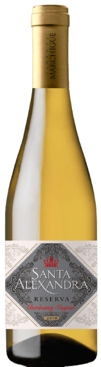 Wino białe wytrawne Santa Alexandra - Reserva Chardonnay / Viognier o pojemności 0,75 litra