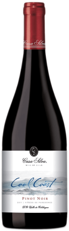 Wino czerwone wytrawne Casa Silva Cool Coast Pinot Noir o pojemności 0,75 litra