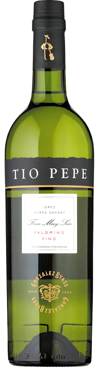 Wino białe wytrawne Sherry Tio Pepe Fino o pojemności 0,75 litra