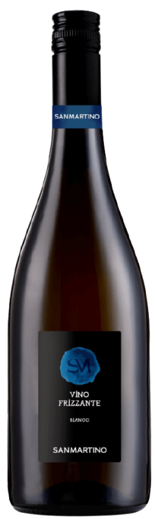 Wino białe musujące półwytrawne San Martino Frizzante Bianco o pojemności 0,75 litra