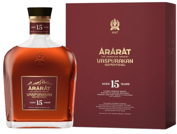 Brandy Ararat 15-letnia Vaspurakan o pojemności 0,5 litra