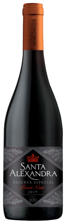 Wino czerwone wytrawne Santa Alexandra Reserva Especial Pinot Noir o pojemności 0,75 litra