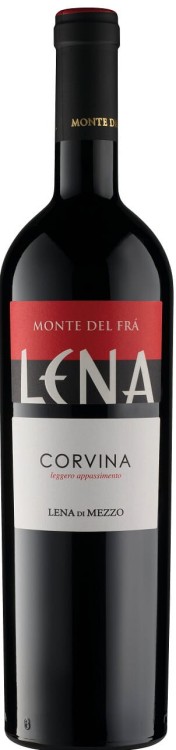 Wino czerwone półwytrawne Monte del Fra Lena Corvina Leggero Appassimento o pojemności 0,75 litra