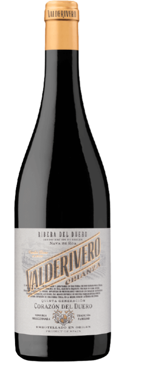 Wino czerwone wytrawne Valderivero Crianza Ribera del Duero o pojemności 0,75 litra