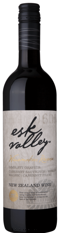 Wino czerwone wytrawne Esk Valley Winemakers Reserve Gimblett Gravels o pojemności 0,75 litra