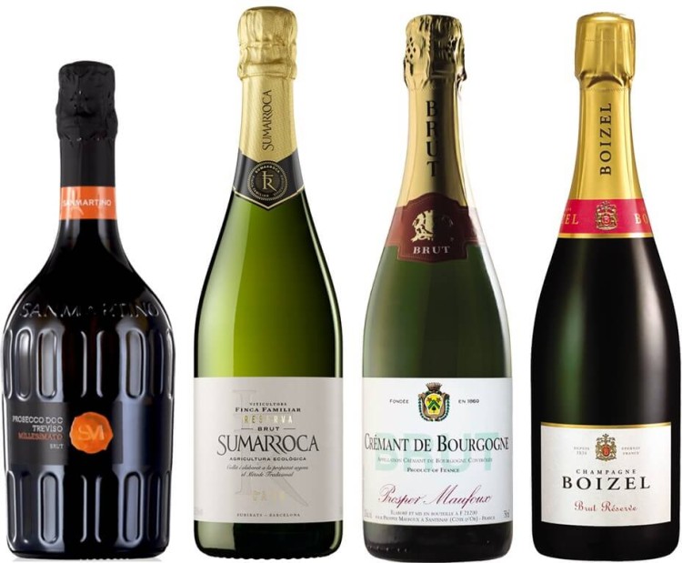 Zestaw win wina musujące wraz z zaproszeniem na degustację online