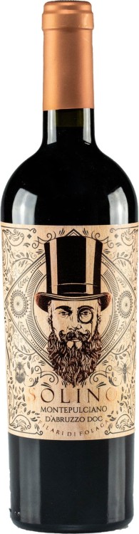 Wino czerwone półwytrawne Solino Montepulciano d'Abruzzo o pojemności 0,75 litra