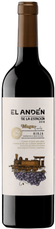 Wino czerwone wytrawne Muga El Anden De La Estacion o pojemności 0,75 litra