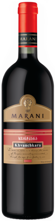 Wino czerwone półsłodkie Marani Khvanchkara o pojemności 0,75 litra
