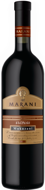 Wino czerwone wytrawne Marani Mukuzani o pojemności 0,75 litra