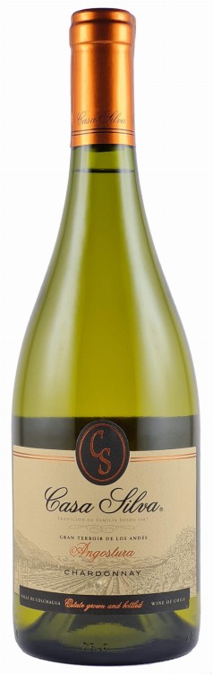 Wino białe wytrawne Casa Silva Gran Terroir Angostura Chardonnay o pojemności 0,75 litra