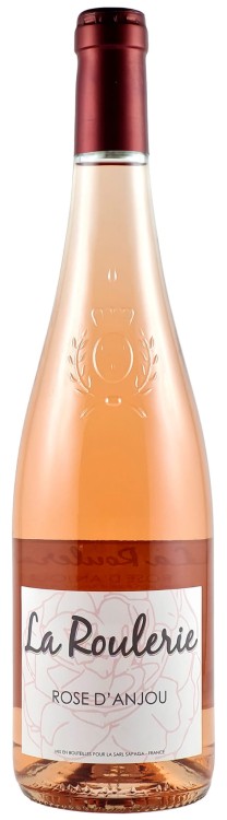 Wino różowe półwytrawne De La Roulerie Rose d'Anjou o pojemności 0,75 litra
