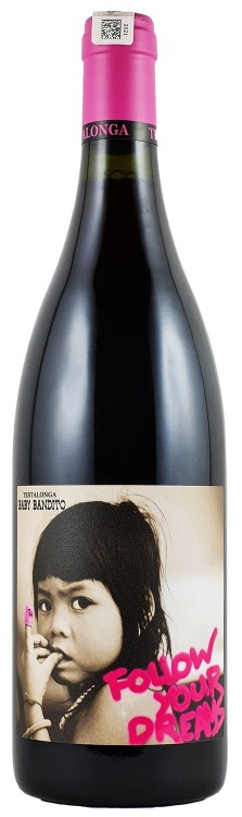 Wino czerwone wytrawne Testalonga Baby Bandito Follow Your Dreams o pojemności 0,75 litra