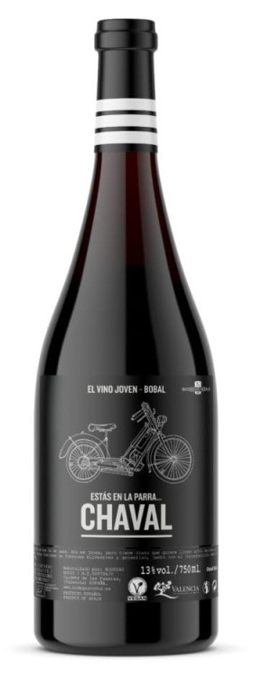 Wino czerwone wytrawne Bodegas Nodus Chaval (Bobal - Organic Wine o pojemności 0,75 litra