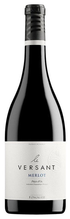 Wino czerwone wytrawne Le Versant Merlot o pojemności 0,75 litra