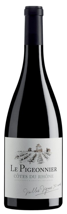 Wino czerwone wytrawne Foncalieu Le Pigeonnier Côtes Du Rhône Vieilles Vignes o pojemności 0,75 litra