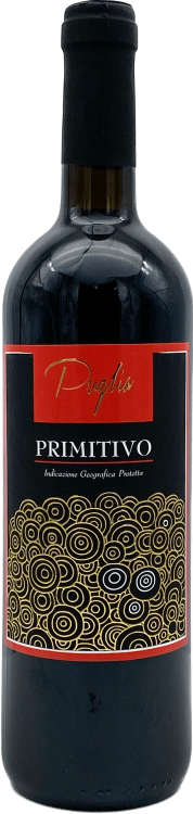 Wino czerwone wytrawne Varvaglione Primitivo di Puglia o pojemności 0,75 litra
