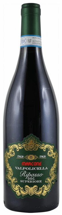 Wino czerwone półwytrawne Marcone Valpolicella Superiore Ripasso o pojemności 0,75 litra
