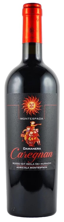 Wino czerwone wytrawne Montespada „Damanera” Caregnan o pojemności 0,75 litra