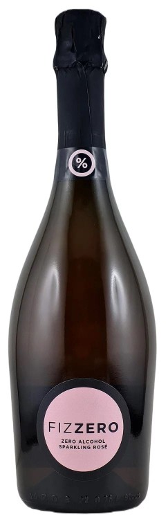 Wino różowe wytrawne Fizzero Sparkling Rose o pojemności 0,75 litra - bezalkoholowe