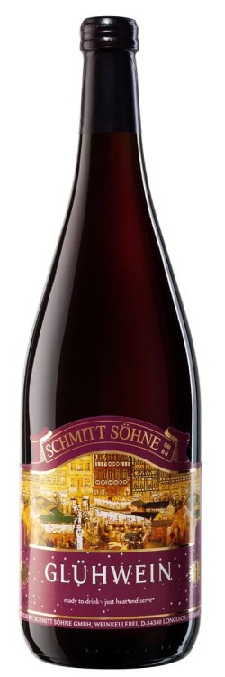 Grzaniec półwytrawny czerwony Schmitt Sohne Glühwein o pojemności 1,0l