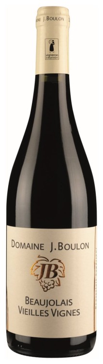 Wino czerwone wytrawne Domaine Boulon Beaujolais Vieilles Vignes o pojemności 0,75 litra