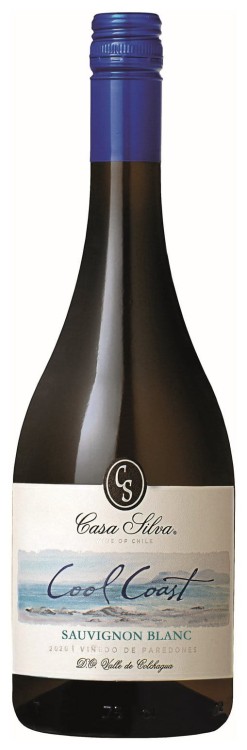 Wino białe wytrawne Casa Silva Cool Coast Sauvignon Blanc o pojemności 0,75 litra