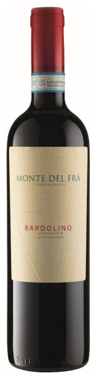 Wino czerwone wytrawne Monte del Fra Bardolino o pojemności 0,75 litra
