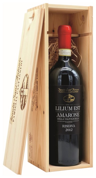 Wino czerwone wytrawne Sant Antonio Amarone della Valpolicella Riserva "Lilium Est" o pojemności 0,75 litra