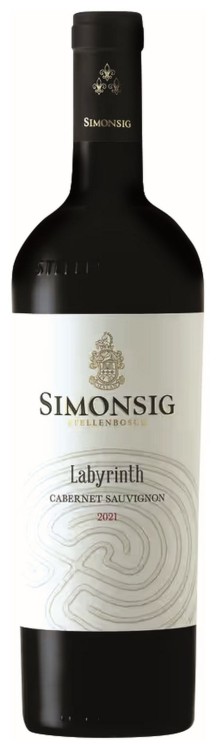Wino czerwone wytrawne Simonsig Labirynth Cabernet Sauvignon o pojemności 0,75 litra