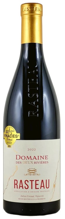 Wino czerwone wytrawne  Cellier des Princes Domaine Des Deux Rivieres Rasteau o pojemności 0,75 litra