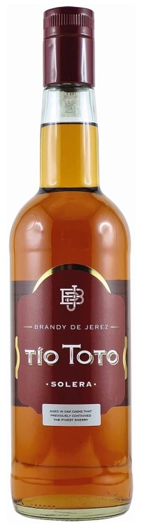 Brandy de Jerez Tio Toto Solera o pojemności 0,7l